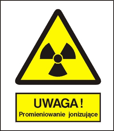 Ostrzeżenie przed promieniowaniem jonizującym